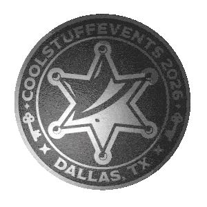 Silver metal clue token with a sheriff badge on one side, and a book and magnifying glass on the opposite side.