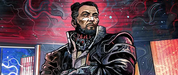 Cyberpunk 2077 art of Goro Takemura