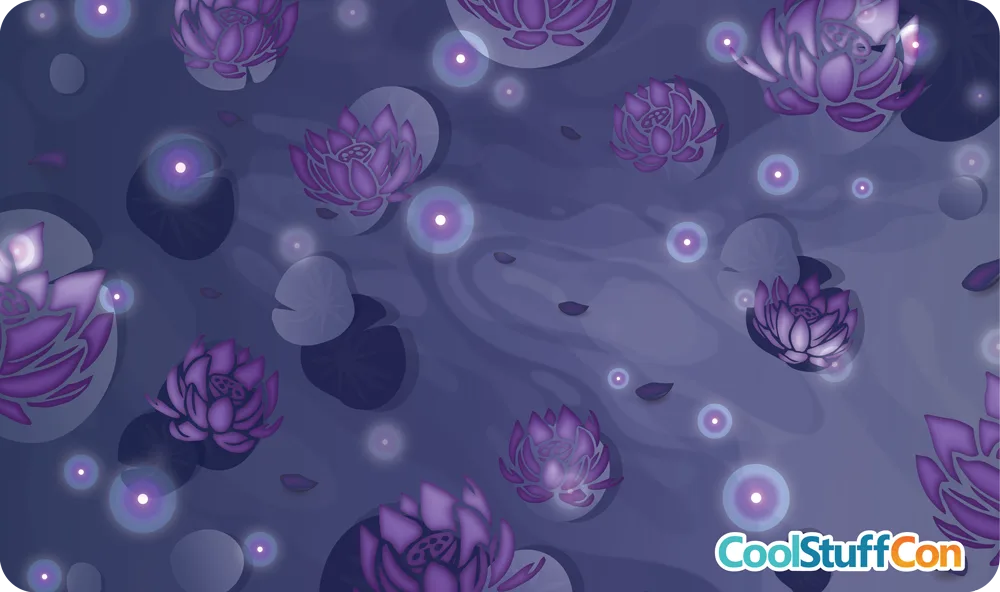 Exclusive CoolStuffCon lack lotus playmat