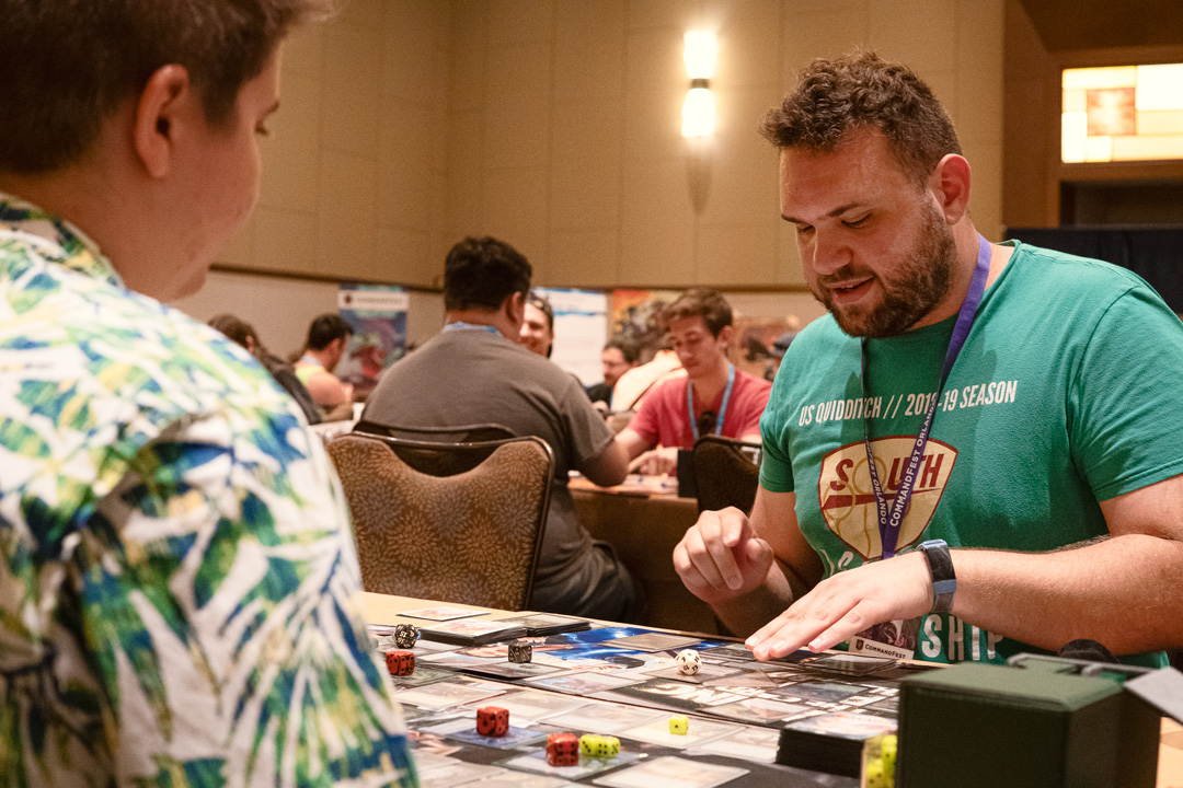 Two players participating in an Oathkeeper event