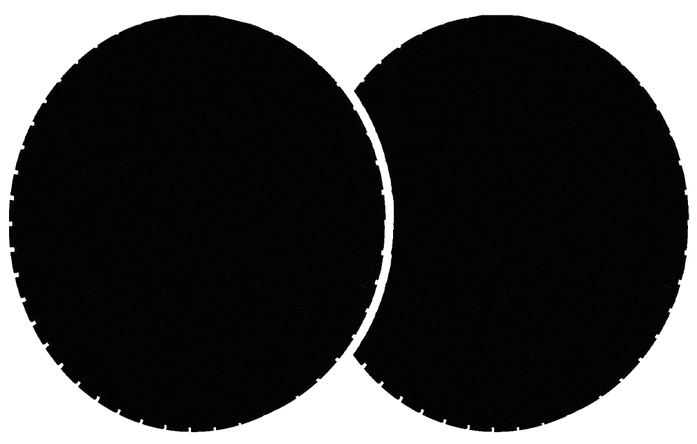 Obsfuscated coin, front and back. Artwork pending.