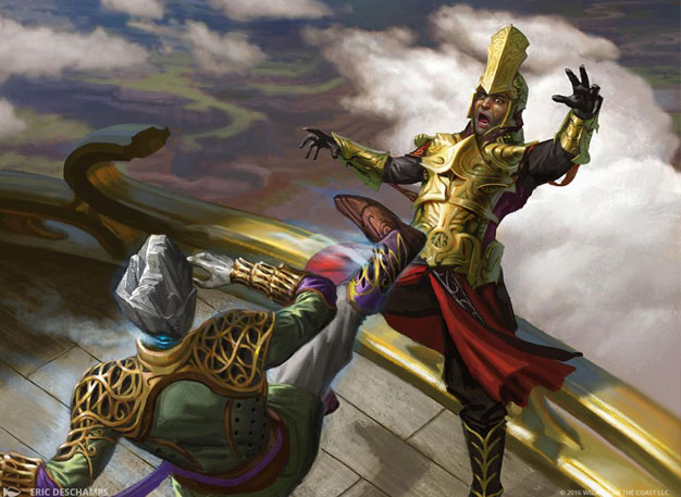 Fatal Push MtG Art from Aether Revolt by Eric Deschamps